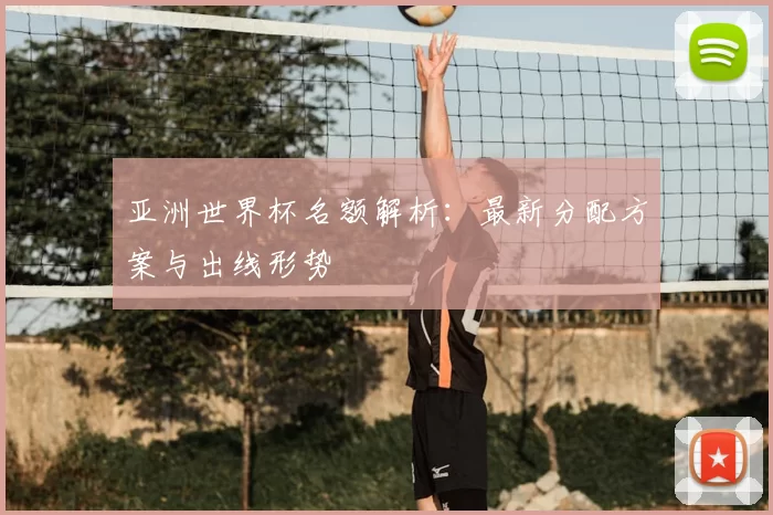 亚洲世界杯名额解析：最新分配方案与出线形势